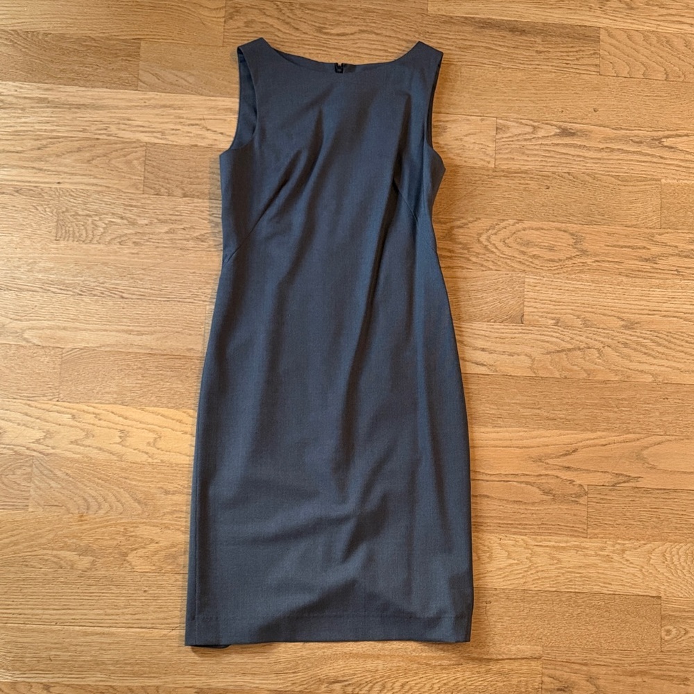 Theory Charcoal Sleeveless Mini Dress